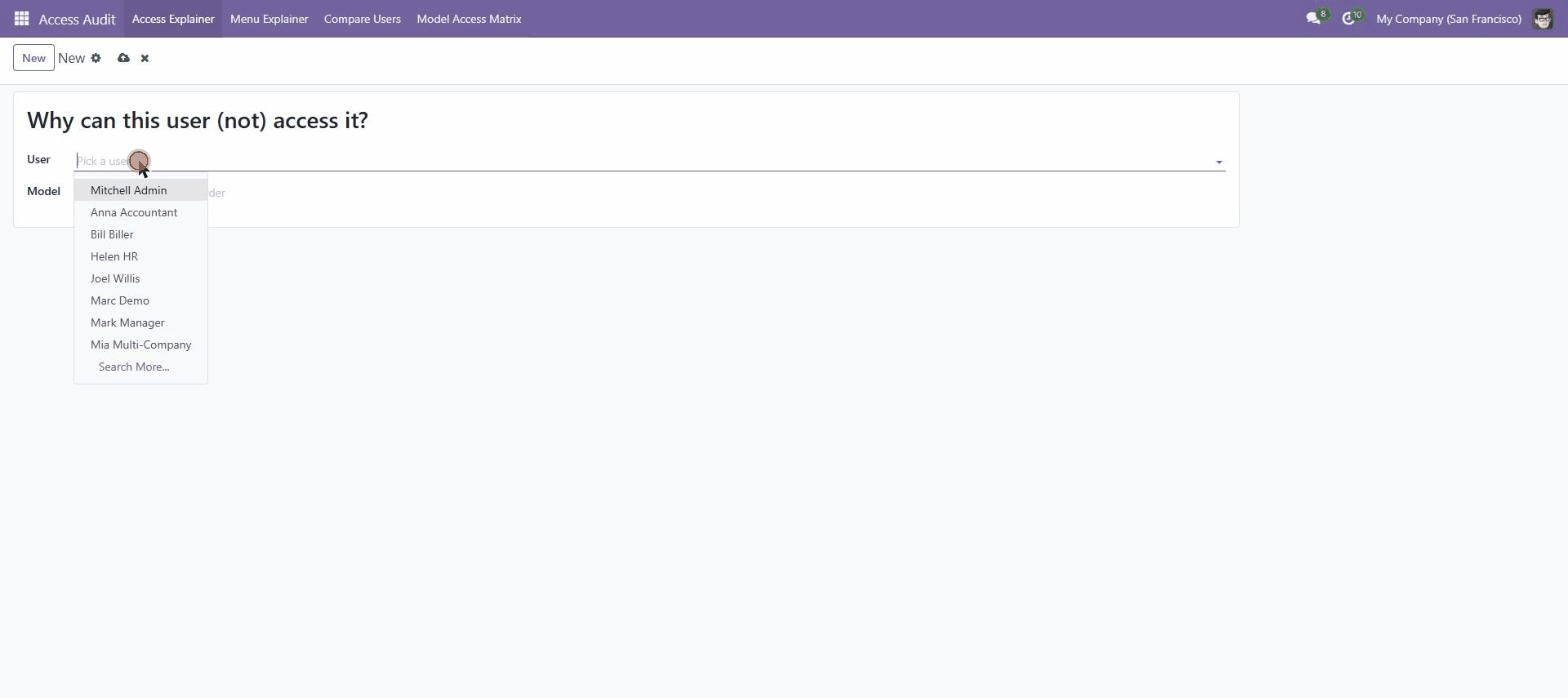 Access Explainer in action